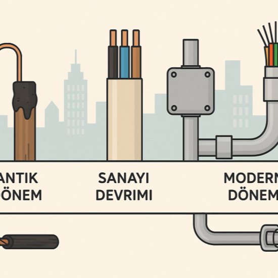 Kablonun Tarihi: Elektrik Sistemlerinden Modern Kablo Koruma Sistemlerine Evrim