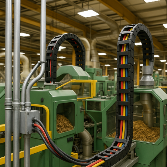 Tütün Fabrikası Örneği: Kablo Koruma Ve Taşıma Sistemleri Kurulumu