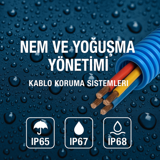 Nem Ve Yoğuşma Yönetimi – Kablo Koruma Sistemlerinde Suya Karşı Dayanıklılık
