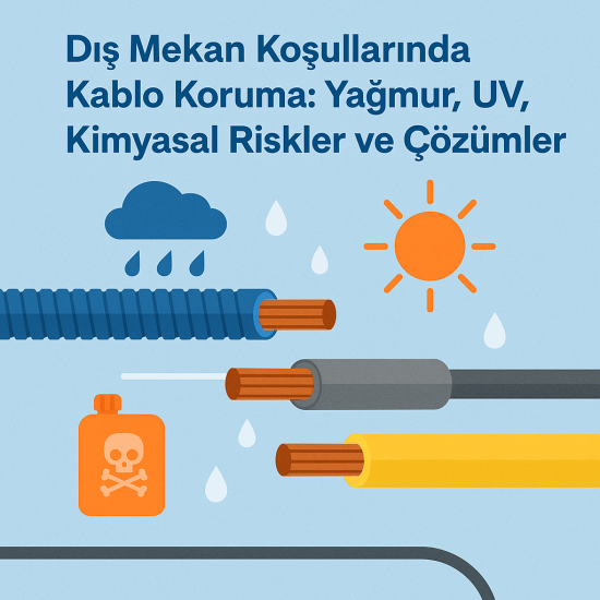 Dış Mekan Koşullarında Kablo Koruma: Yağmur, Uv, Kimyasal Riskler Ve Çözümler