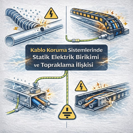 Kablo Koruma Sistemlerinde Statik Elektrik Birikimi Ve Topraklama İlişkisi
