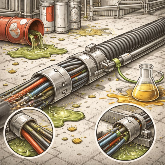 Kimyasal Maddelere Maruz Kalan Kablolar İçin Doğru Koruma Seçimi Ve Yöntemleri