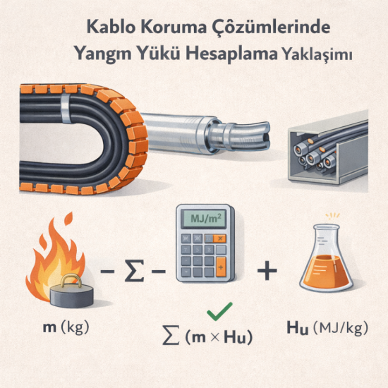 Kablo Koruma Çözümlerinde Yangın Yükü Hesaplama Yaklaşımı