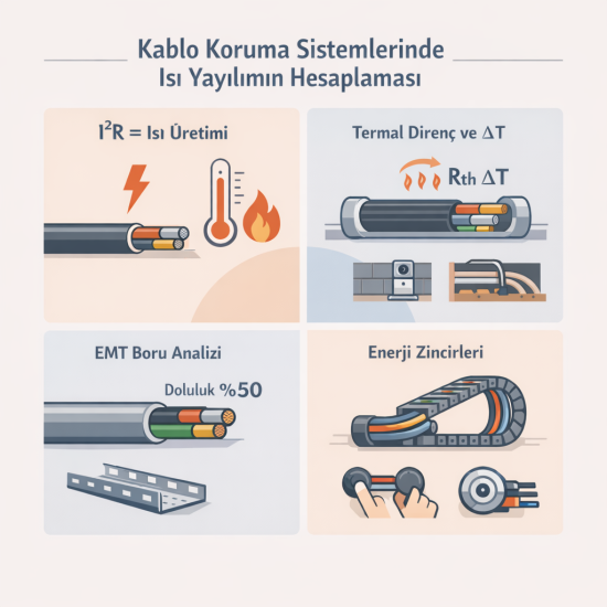 Kablo Koruma Sistemlerinde Isı Yayılımının Hesaplanması